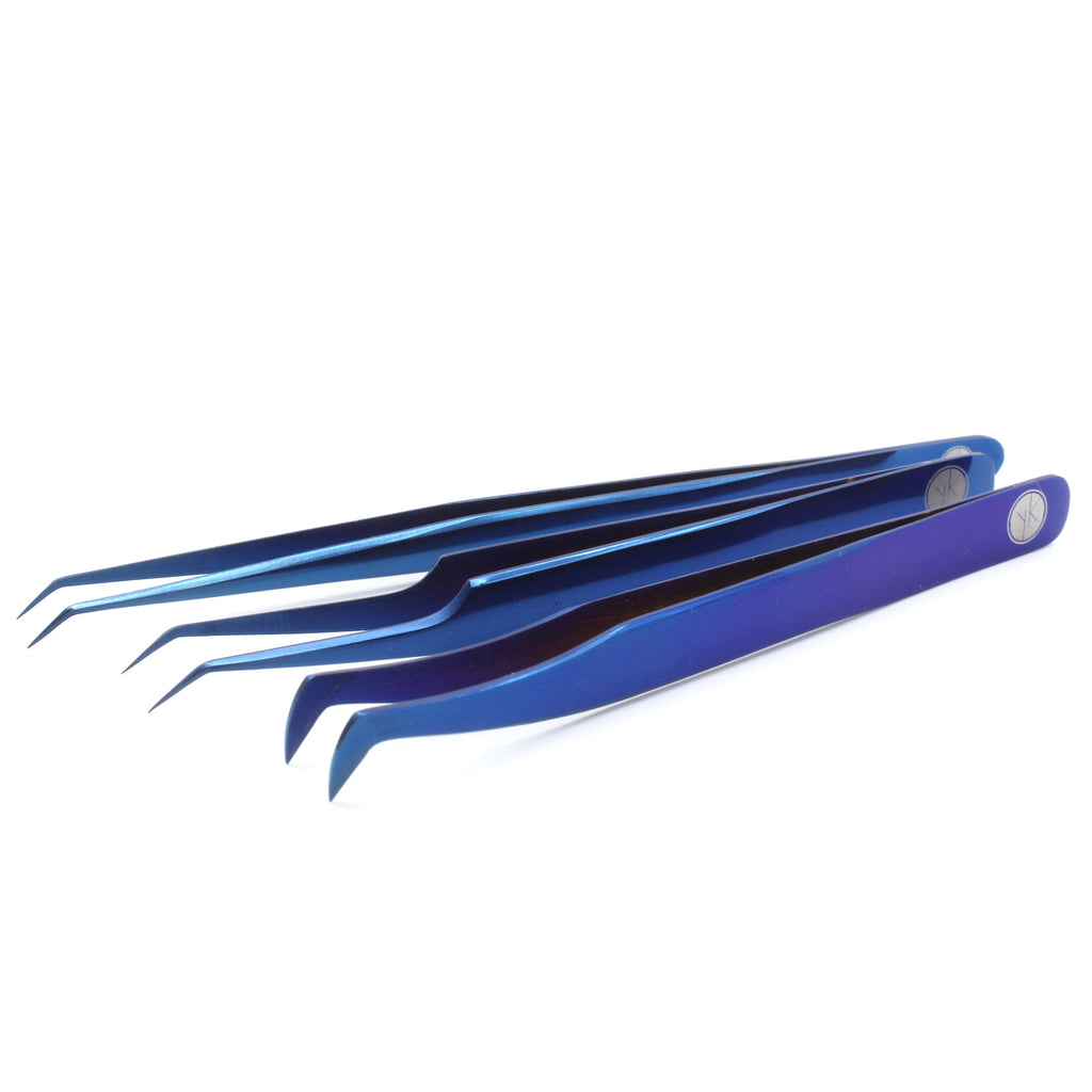 Pinzetten Set in Blau